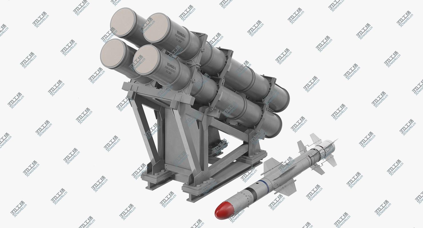 images/goods_img/202105074/MK 141 Launching System RGM With Harpoon Anti Ship Missile 3D model/2.jpg